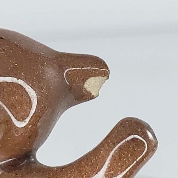 Vintage Hagen Renaker Angry Brown Bear Cub Baby Miniature Figurine - Picture 8 of 9